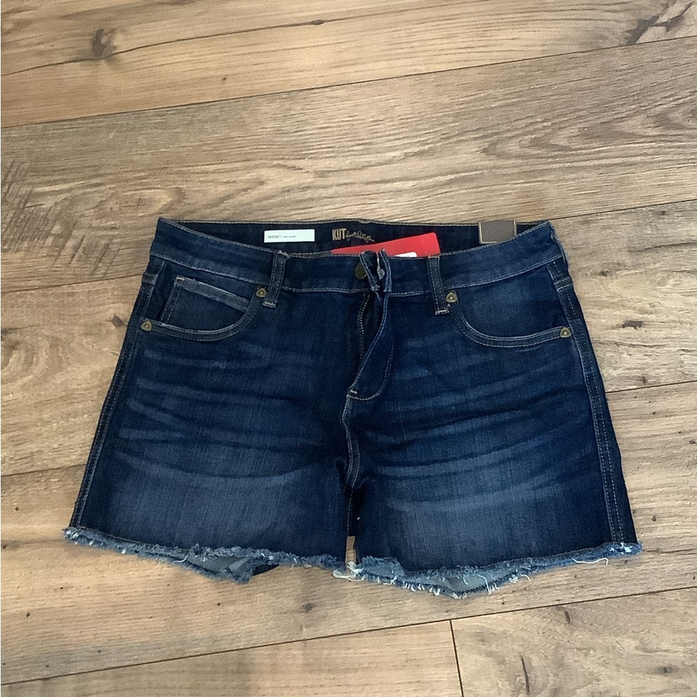 KUT from the KLOTH Gidget Fray Jean Shorts